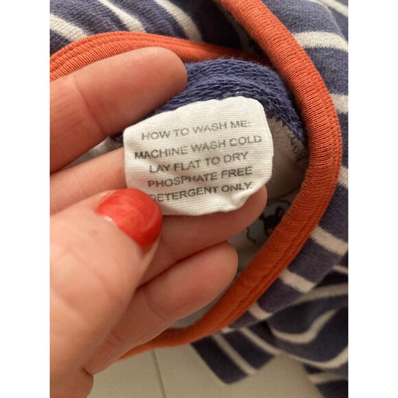 Purl Lamb The Hoody Company Striped Pullover Hoodie, Size 12-18M - Picture 6 of 6